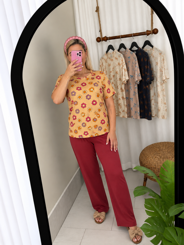تیشرت شلوار دخترانه برند H&M مدل پاییزه